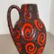 Large Pottery Fat Lava Super Glaze Floor Vase from Scheurich, 1970s 14