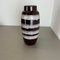 Large Pottery Fat Lava White-Rings Floor Vase from Scheurich, 1970s, Image 2