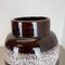 Large Pottery Fat Lava White-Rings Floor Vase from Scheurich, 1970s, Image 11