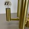 Large Tube Brass 8 Bulb Flush Mount, 1960s 6