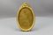 French Louis XVI Bronze Oval Desktop Picture Frame, 1900s 2