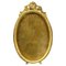 French Louis XVI Bronze Oval Desktop Picture Frame, 1900s, Image 1