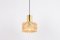 Large Amber Bubble Glass Pendant by Helena Tynell for Limburg, 1970s, Image 5