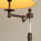 Lámpara de mesa giratoria italiana articulada de metal, años 50, Imagen 3