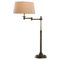 Italian Articulating Swivel Table Lamp in Metal, 1950s 1