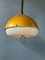 Lámpara colgante Mid-Century dorada, años 70, Imagen 8