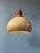 Small Space Age Mushroom Pendant Lamp, 1970s 8