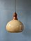 Small Space Age Mushroom Pendant Lamp, 1970s 1