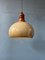 Lámpara colgante hongo era espacial pequeña, años 70, Imagen 7