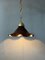 Small Art Deco Style Flower Shaped Pendant Lamp, 1970s 2
