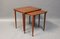 Teak Nesting Tables from Møbelintarsia, 1960s, Set of 3 1