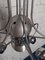 Lámpara de araña vintage de cromo, años 60, Imagen 4