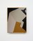 Bodasca, Ocher & Black Abstract Composition, 2020s, Acrylic on Canvas 1