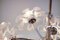 Space Age Chrome and Murano Glass Flower Sputnik Ceiling Lamp, 1960s 11