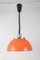 Faro Orange Pendant from Meblo Guzzini, 1970s 4