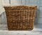 Vintage Wicker Log Basket, 1930s 1