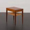 Rosewood and Cane Side Tablewith Hidden Drawer by Severin Hansen for Haslev, Denmark, 1960s, Image 5