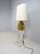 Lámpara de mesa italiana de latón pulido, años 80, Imagen 3