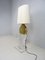 Italian Table Lamp in Polished Brass, 1980s, Image 1