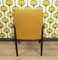 Upholstered Chair Armchair Seating with Hopsack in Yellow-Dark Brown, 1960s, Image 4