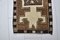Small Vintage Rug in Brown, 1960s, Image 4