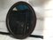 Specchio ovale con cornice in mogano, Immagine 7