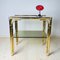 Vintage Italian Coffee Table in Smoked Glass, 1970s 2