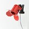 Red Clamp Spotlight Lamp from Ikea, 1980s, Image 8