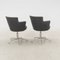 Pivoting Chairs in Gray by Ake Axelson for Garsnas, 2014, Set of 2 2