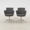 Pivoting Chairs in Gray by Ake Axelson for Garsnas, 2014, Set of 2 3