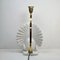 Italian Pigeon Table Lamp with Porcelain and Brass, 1970s 3