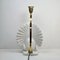 Italian Pigeon Table Lamp with Porcelain and Brass, 1970s, Image 3