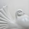 Lámpara de mesa Pigeon italiana de porcelana y latón, años 70, Imagen 12