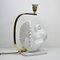 Italian Pigeon Table Lamp with Porcelain and Brass, 1970s 8