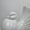Lámpara de mesa Pigeon italiana de porcelana y latón, años 70, Imagen 10