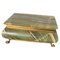 Green Onyx Marble and Brass Jewelry Display Box, Italy, 1950s 2