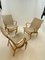 Scandinavian Modern Eva Armchairs attributed to Bruno Mathsson for Dux, 1960s, Set of 3 14