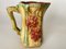 Majolica Pitcher in Red and Beige Colors, France, 1890s 2