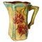Majolica Pitcher in Red and Beige Colors, France, 1890s 1