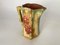 Majolica Pitcher in Red and Beige Colors, France, 1890s 8