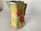 Majolica Pitcher in Red and Beige Colors, France, 1890s 7