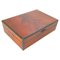 Caja de puros de madera nudosa de color marrón negro, Francia, años 70, Imagen 1