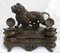 Napoleon French Lion Inkwell Desk Inkstand, 1890s, Image 4