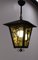 French Iron and Glass Lustre Ceiling Lamp Lantern, 1970s, Image 5