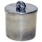 Norwegian Pewter Lid Box with Bear Knob by Pa Lie, Oslo, 1938, Image 1