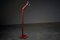 Lámpara de pie Mid-Century de madera segmentada en rojo, años 60, Imagen 11