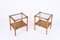 Mid-Century Italian Bedside Tables in Bamboo, Rattan and Glass, 1970s, Set of 2 11