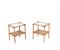 Mid-Century Italian Bedside Tables in Bamboo, Rattan and Glass, 1970s, Set of 2 15