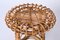 Italian Round Stool in Rattan and Bamboo by Franco Albini, 1960s 2