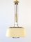 Mid-Century Modern Full Brass Adjustable Counterweight Pendant Lamp, Germany, 1970s, Image 1